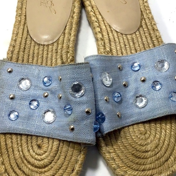 Badgley Mischka Jewel Kyra Espadrille Sandal Size 10. - Picture 7 of 11